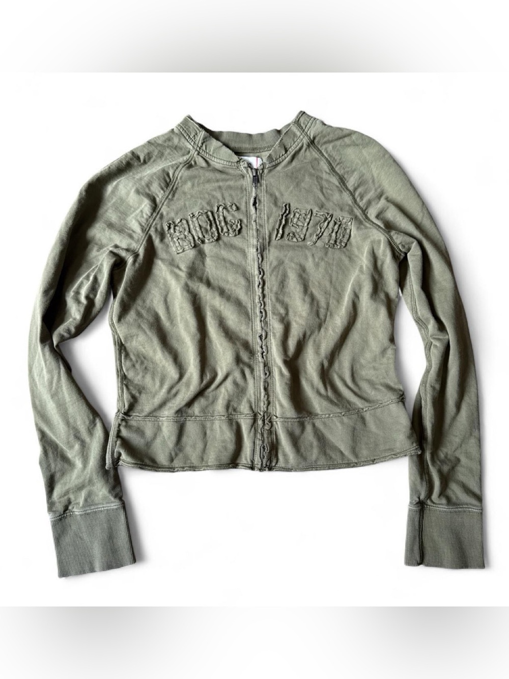 BDG Urban Outfitters 1970 Applique Zip-Up Jacket